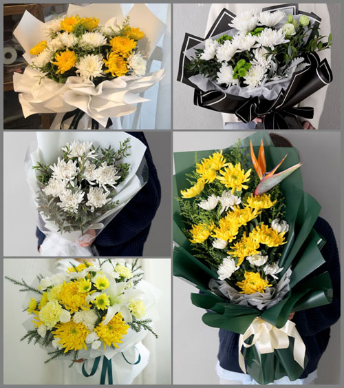 广东梅州市平远县八尺镇白事花束代送